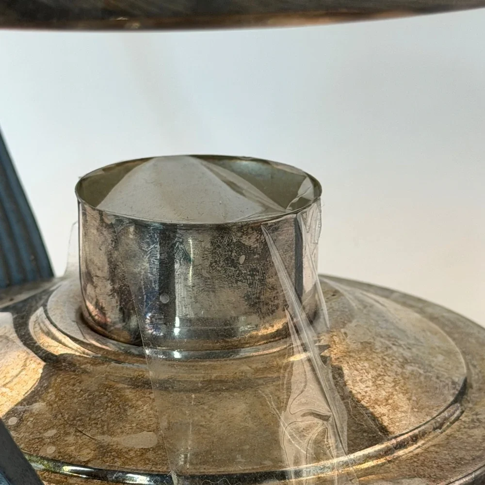 Eales 1779 Silverplate Chafing Dish Ornate Stand Water Pan Lid Victorian Style